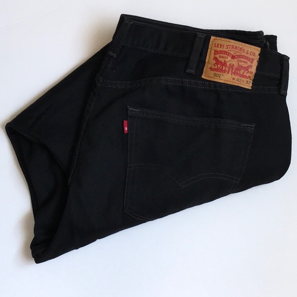 Levi's Other - Levi Strauss Black 501's • 42x32